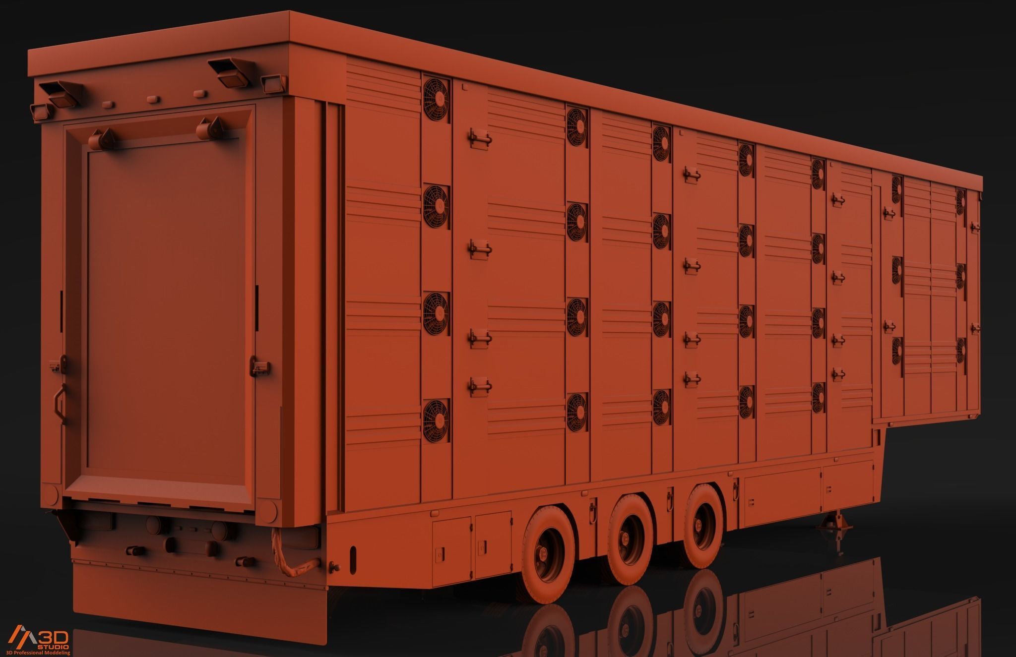 3D Pezzaioli Animal Trailer 3D model_5