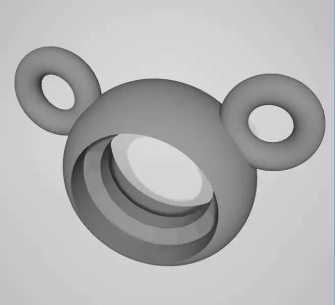 BEZEL teddy bear head Free 3D model