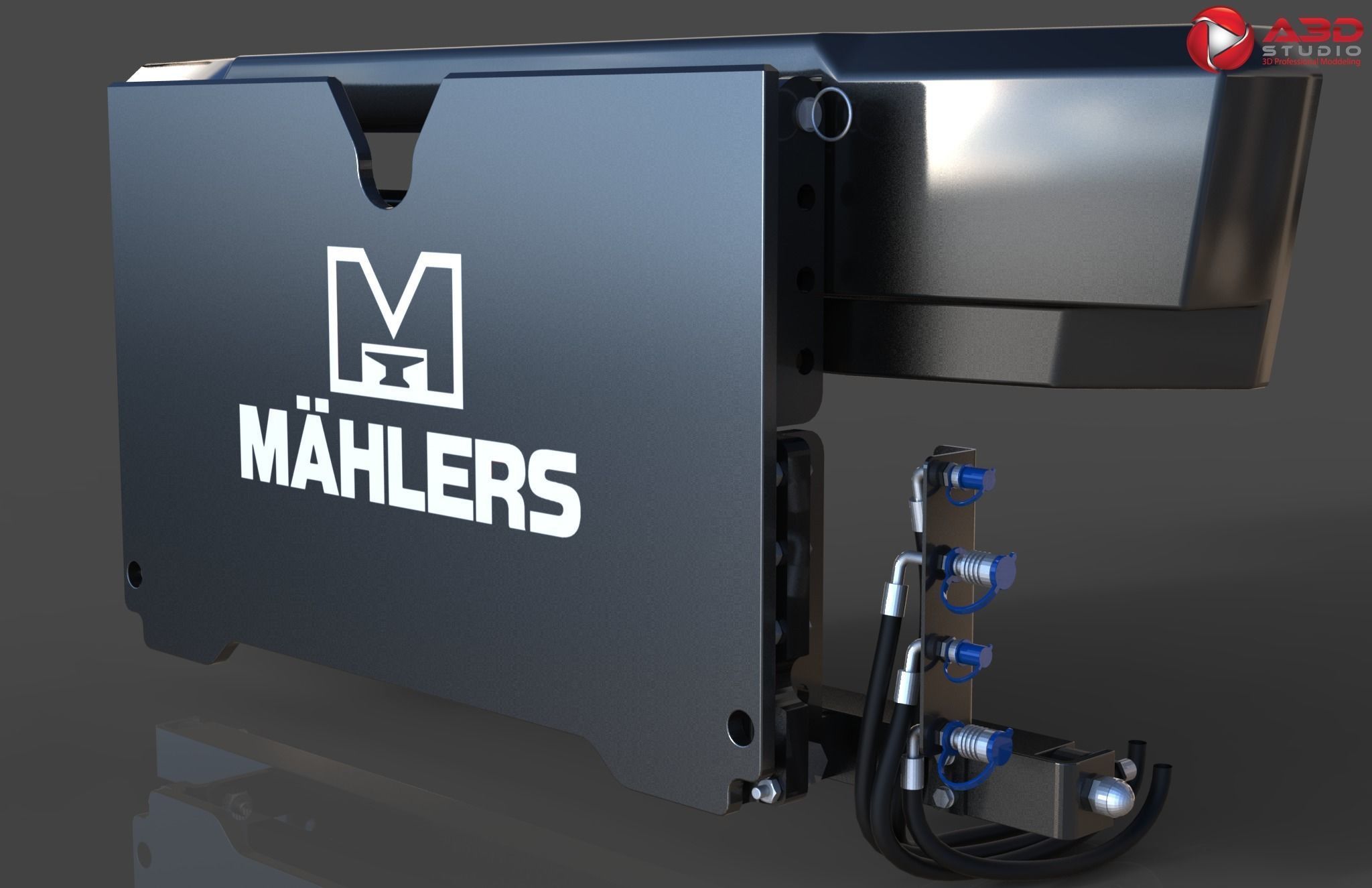 3D Mahlers Front Unit 3D model_1