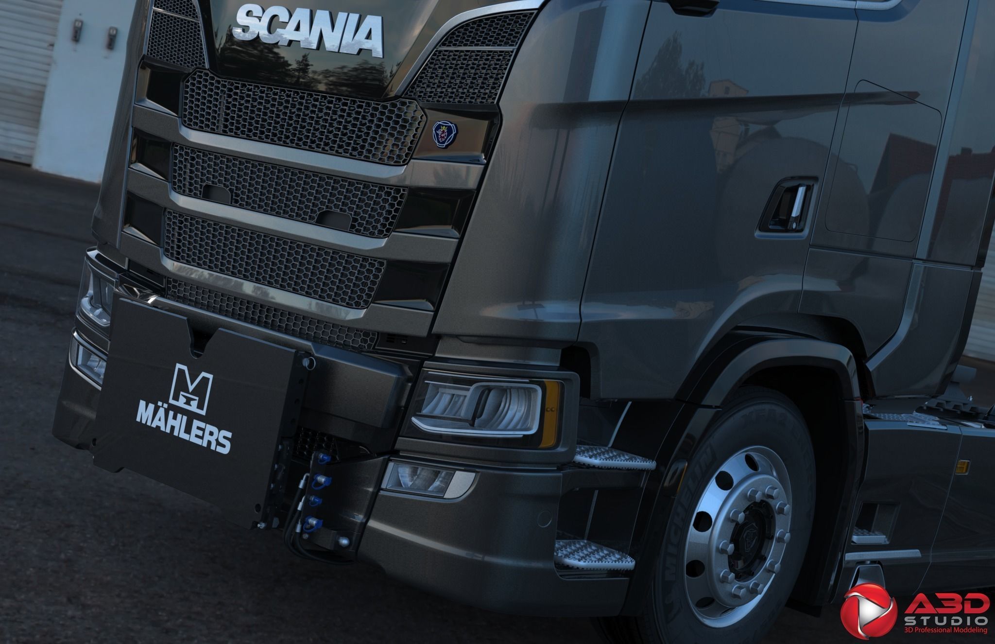 3D Mahlers Front Unit 3D model_3