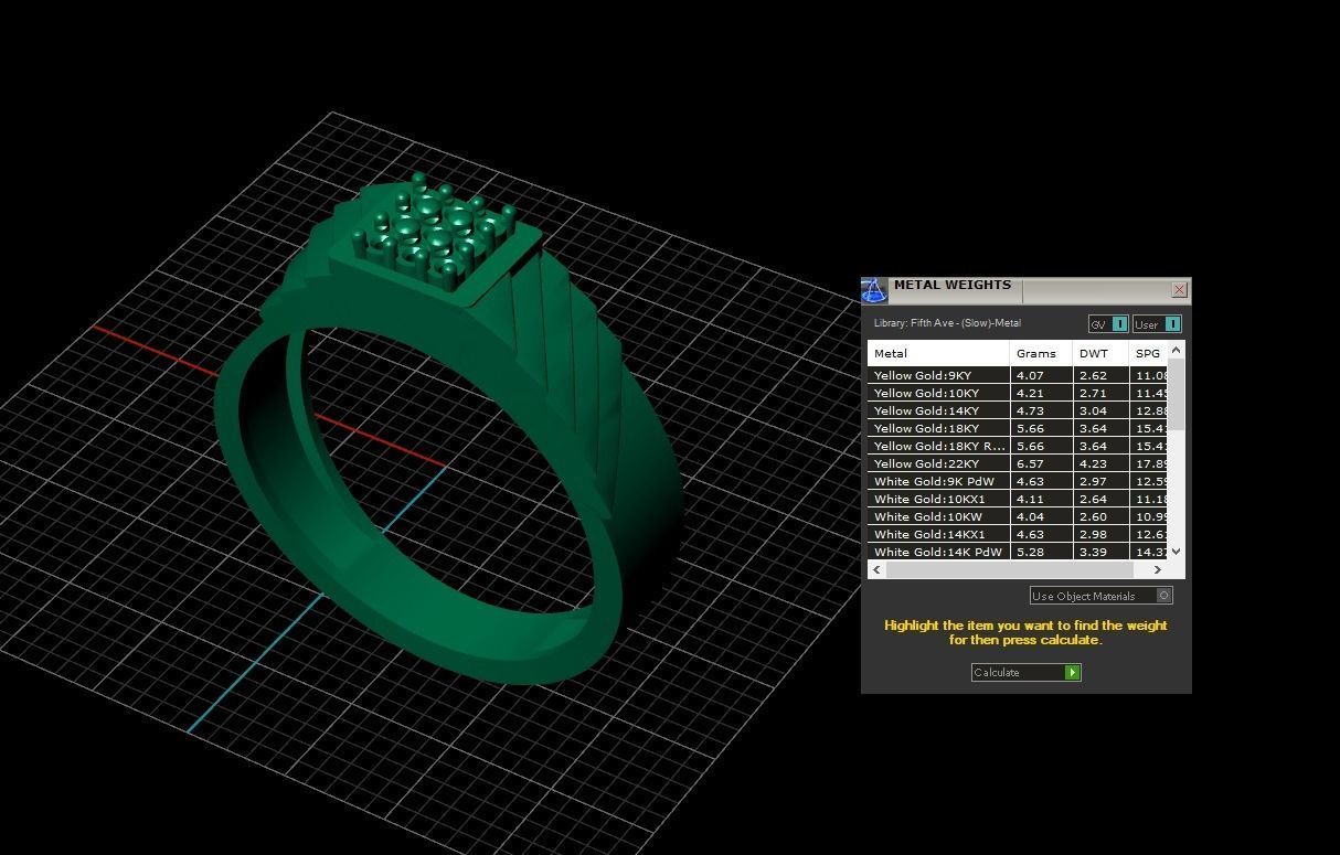 Men Ring 23 3D print model_6