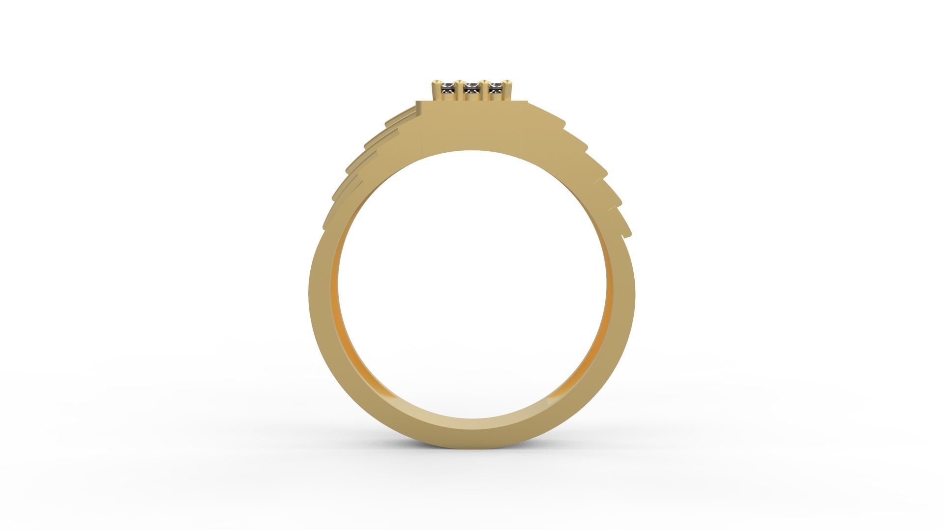 Men Ring 23 3D print model_2