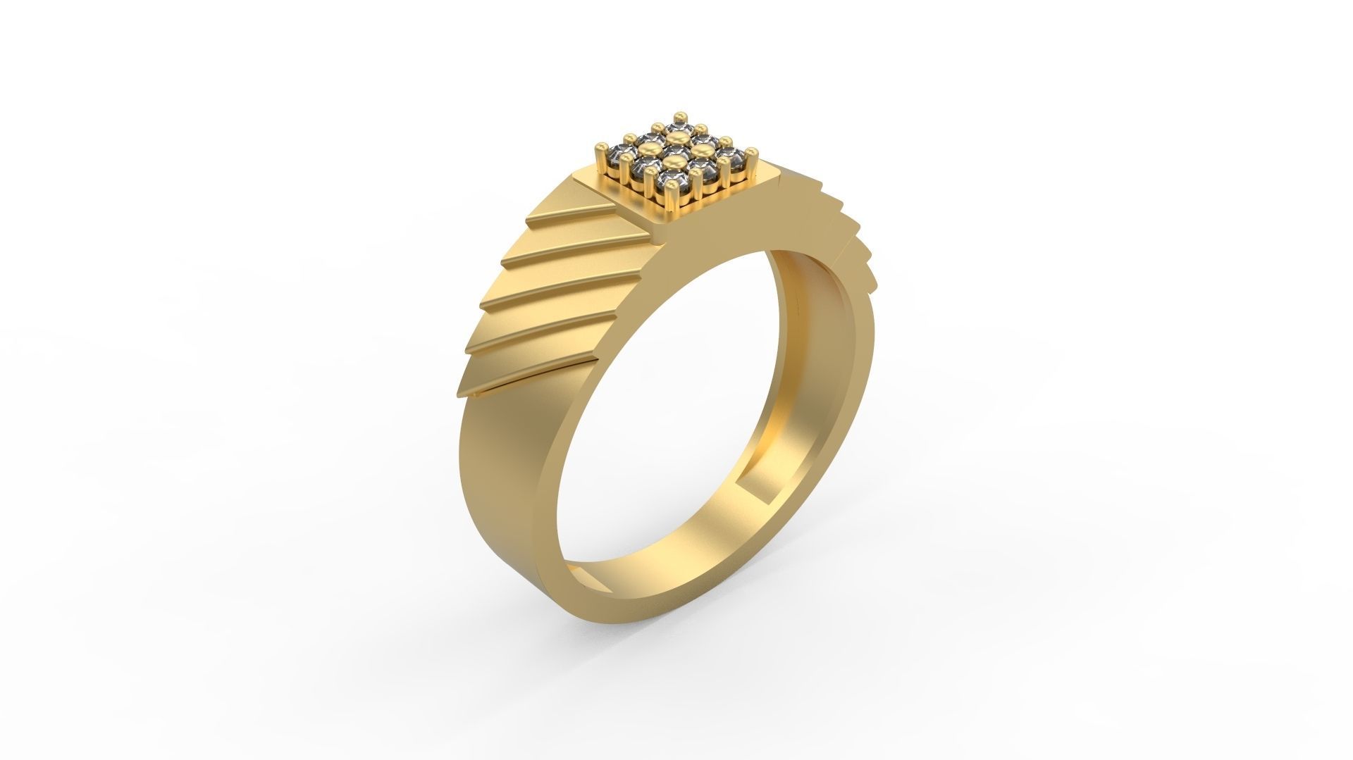 Men Ring 23 3D print model_1