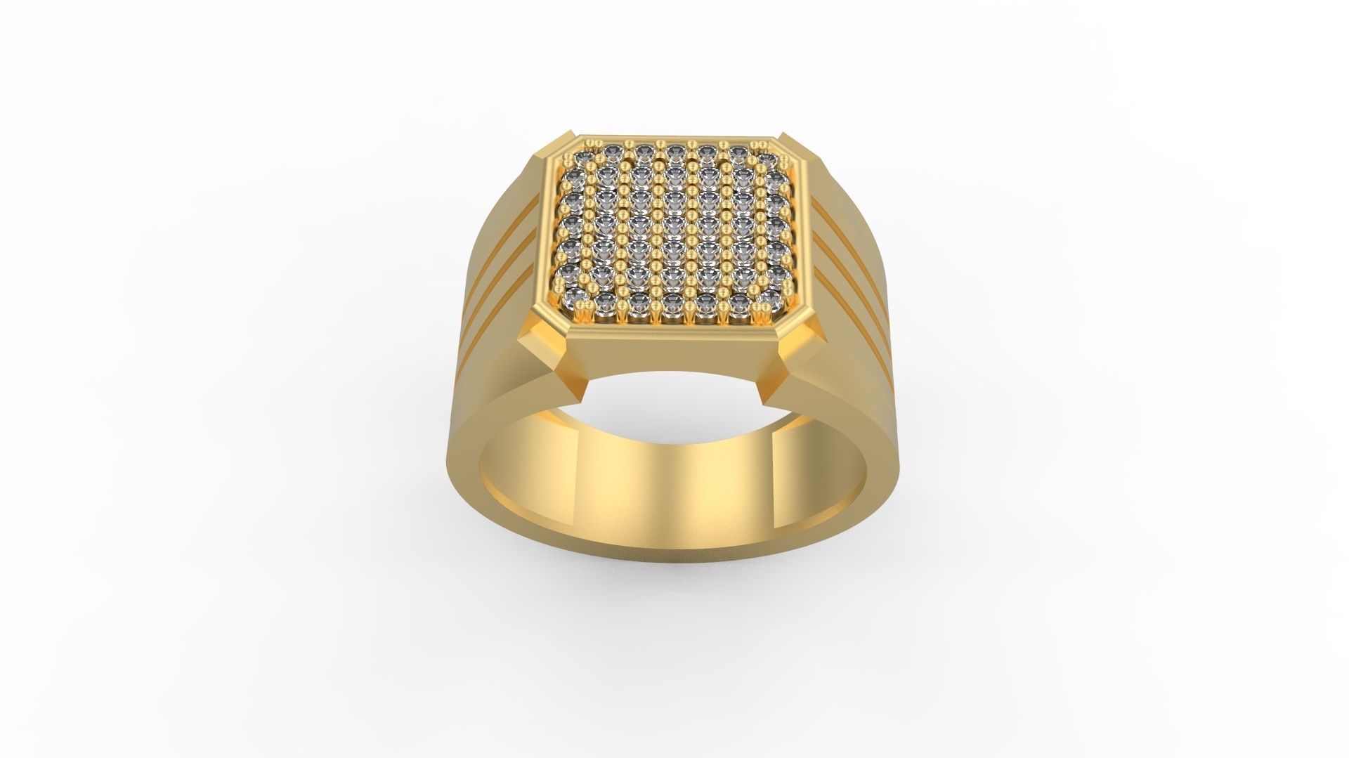 Men Ring 27 3D print model_4