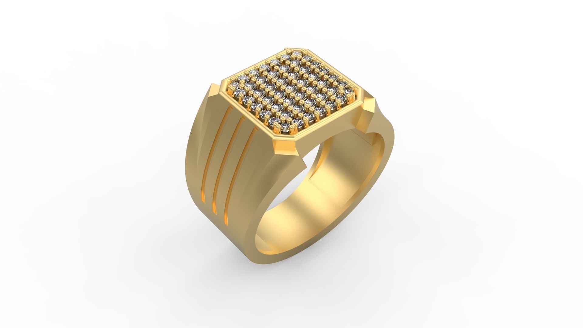 Men Ring 27 3D print model_1