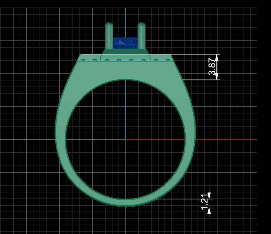Men Ring 30 3D print model_6