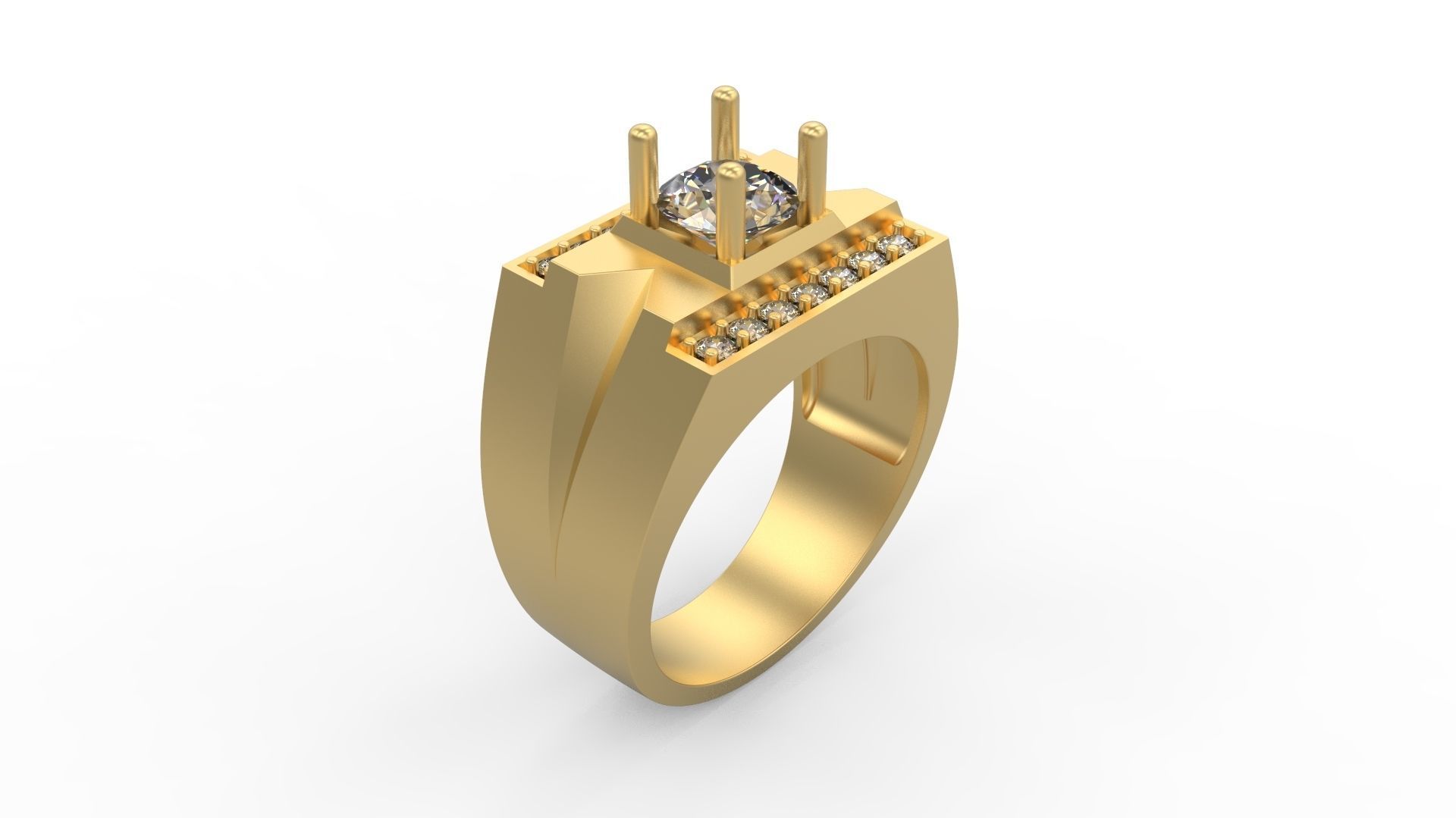 Men Ring 30 3D print model_1