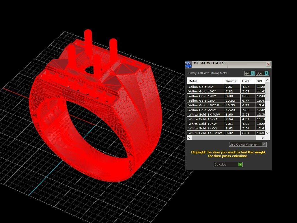 Men Ring 30 3D print model_7