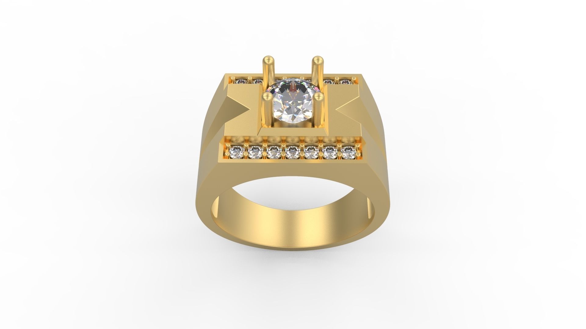Men Ring 30 3D print model_4