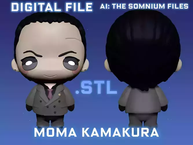 Moma Kumakura AI The Somnium Files 3D print model