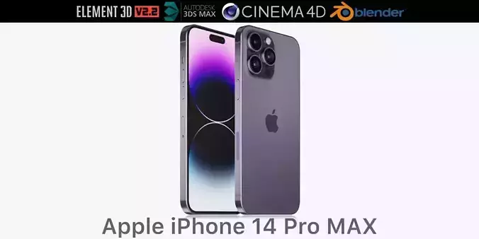 Apple iPhone 14 Pro MAX Deep Purple