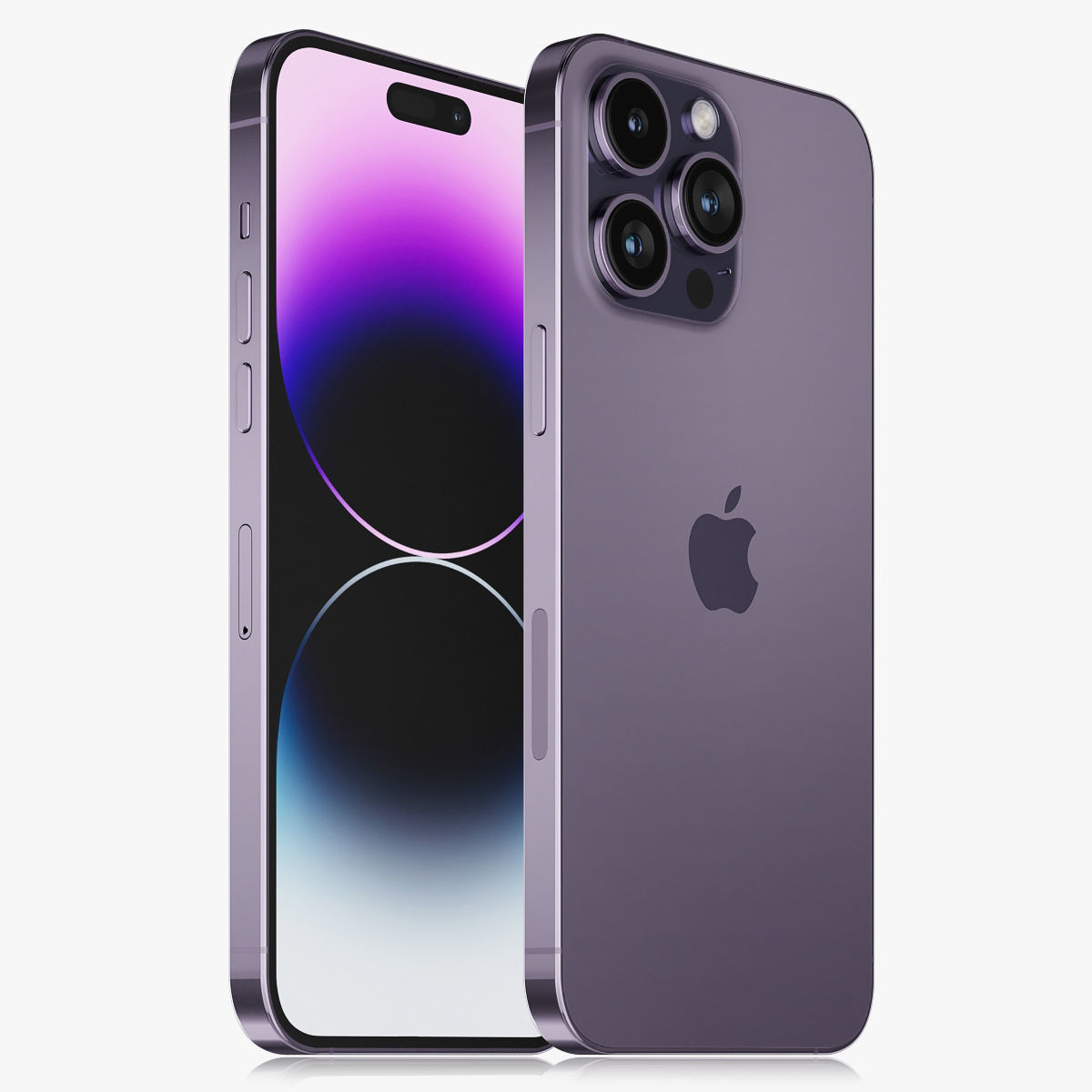 Apple iPhone 14 Pro MAX Deep Purple 3D model_1