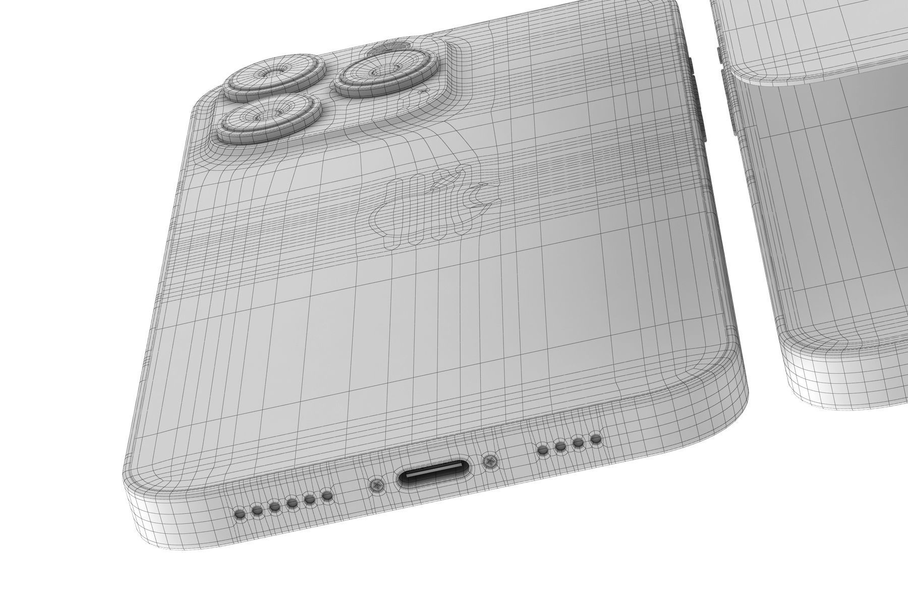 Apple iPhone 14 Pro MAX Deep Purple 3D model_16