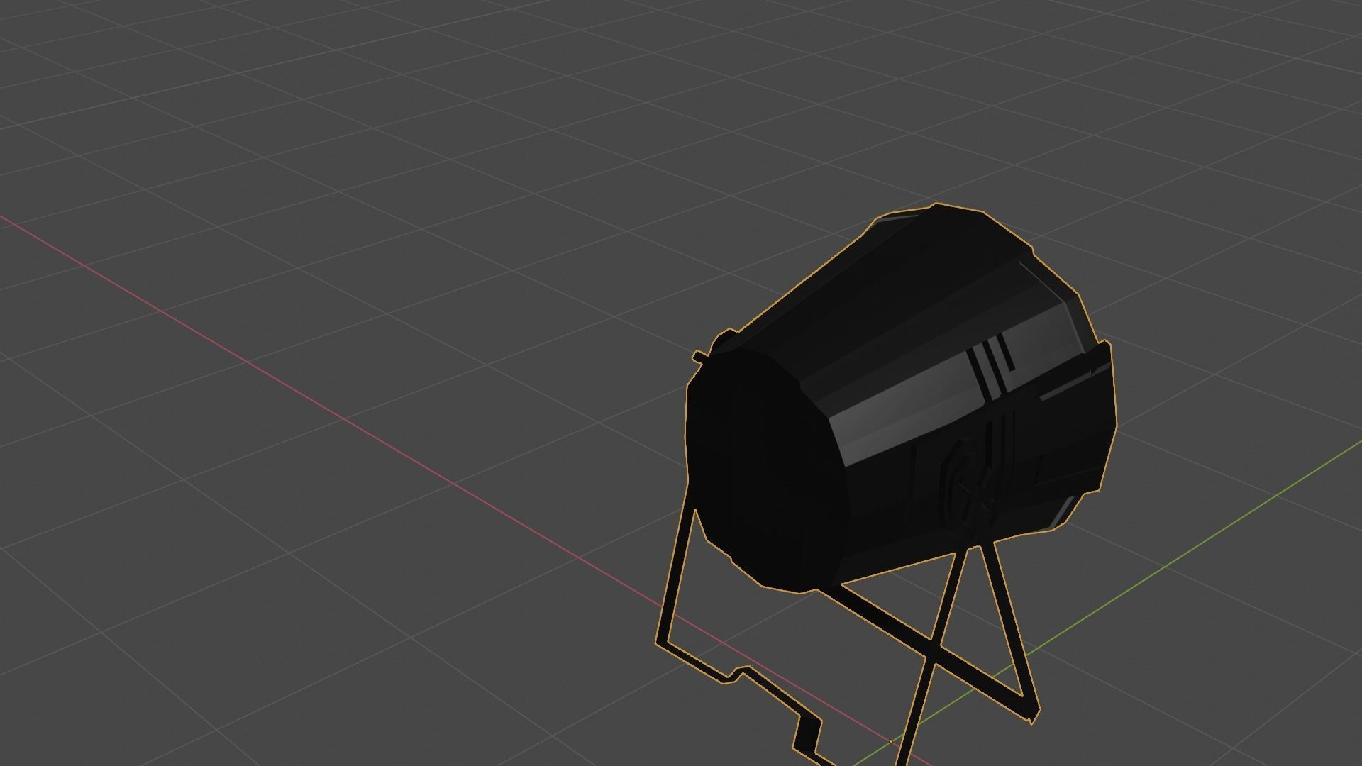 luz  escenario 3D model_4