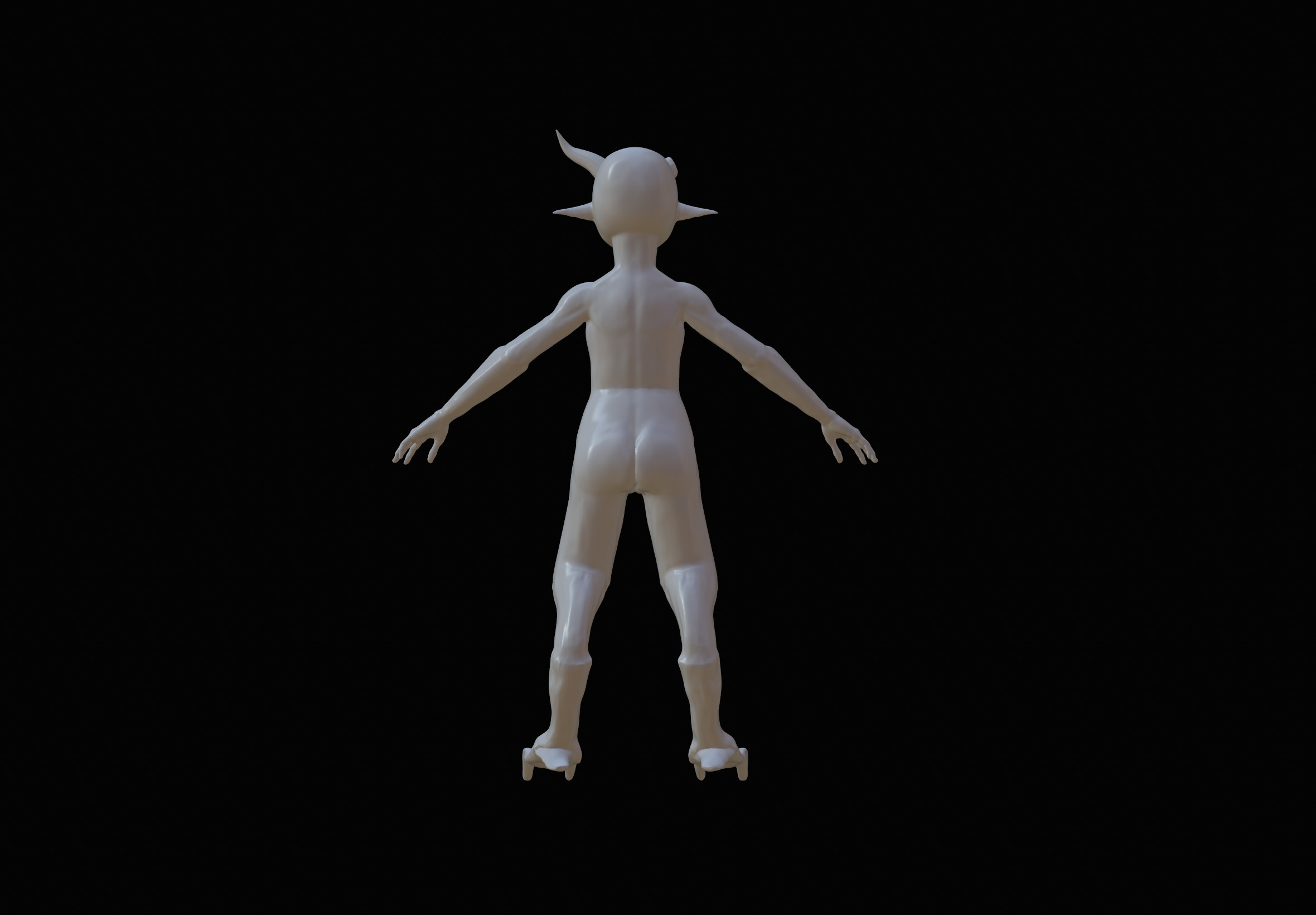 Demon Elf  3D model_1