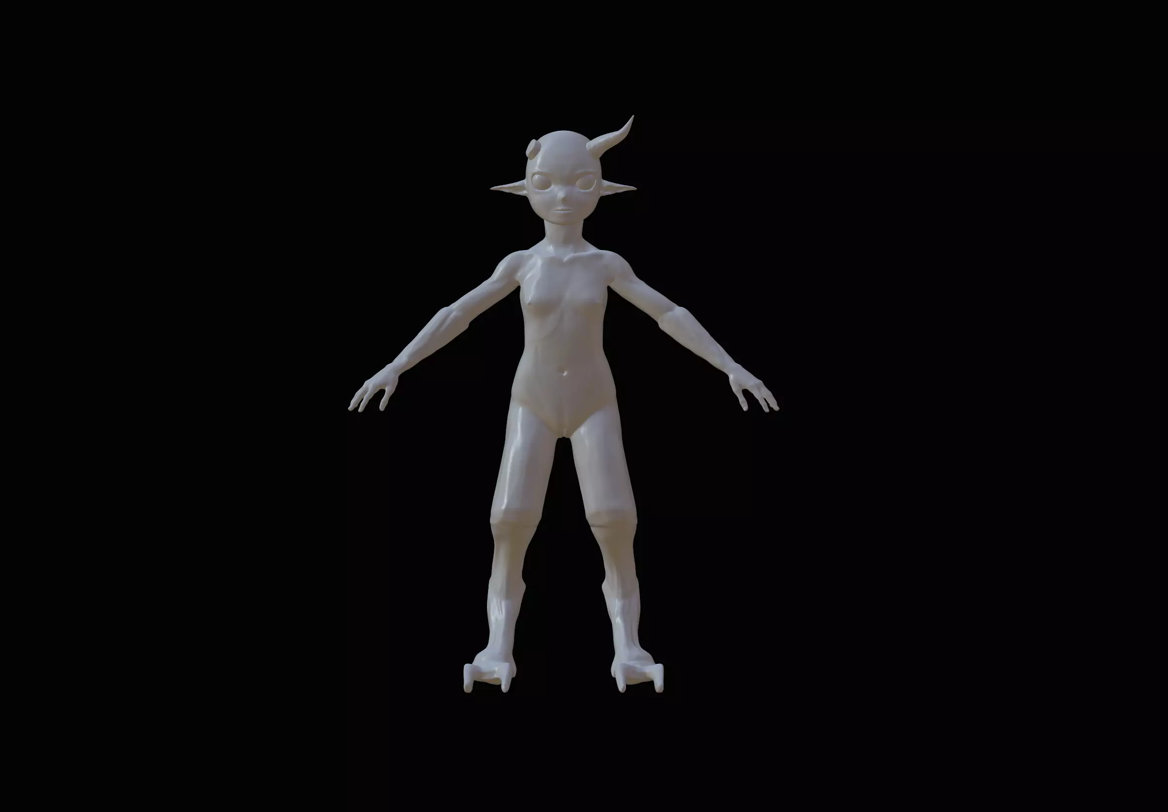 Demon Elf  3D model_0