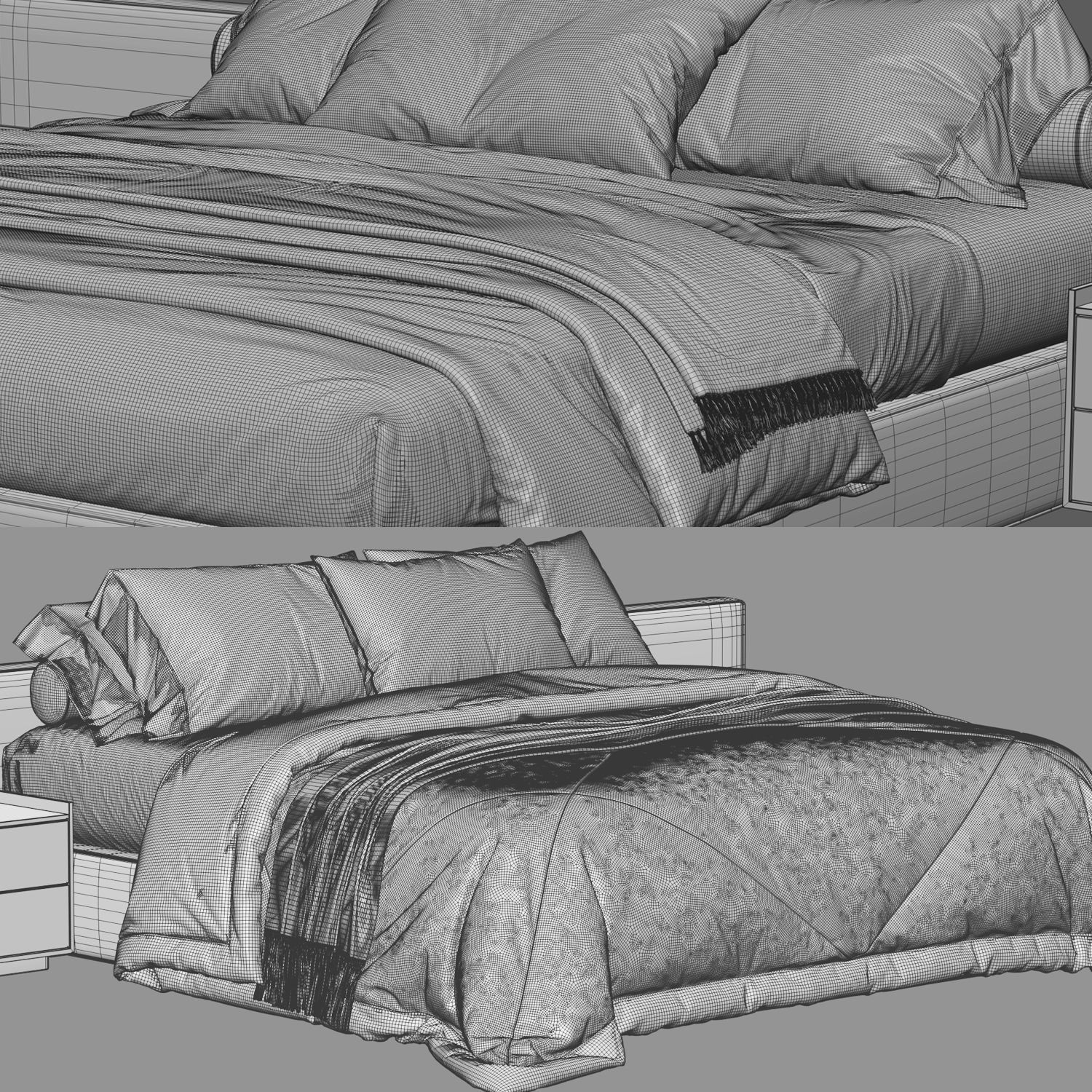 Felis Bowie Bed 3D model_2