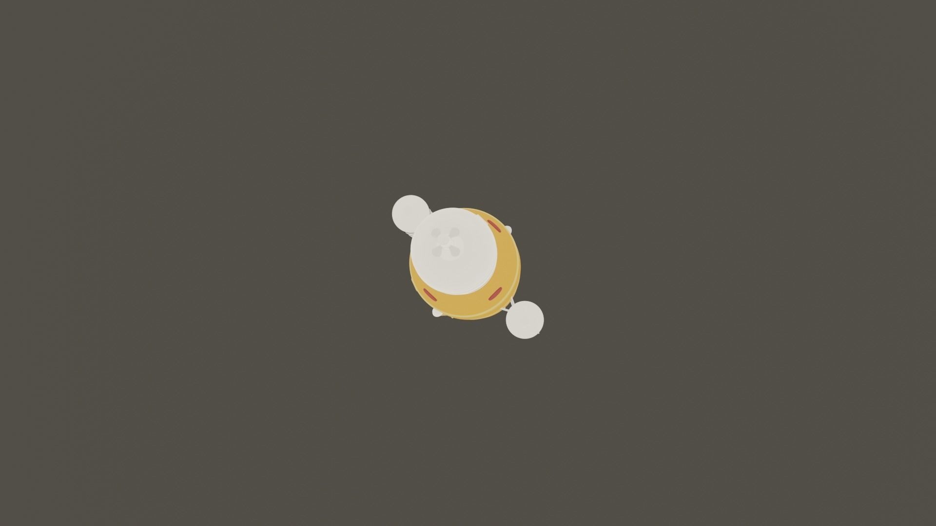 SLS space launch system Block 1 Low-poly 3D model_4