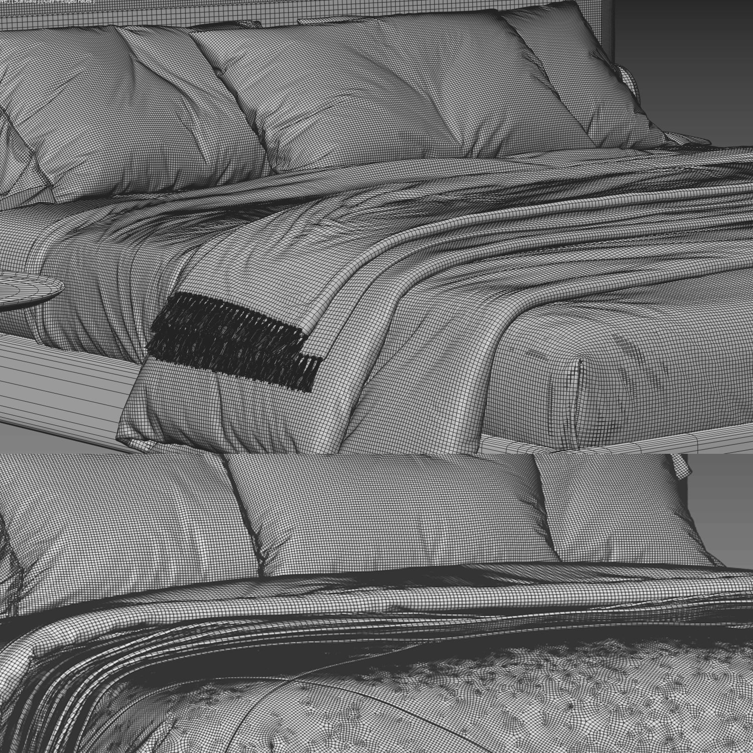 West Elm Emmett Bed 3D model_2