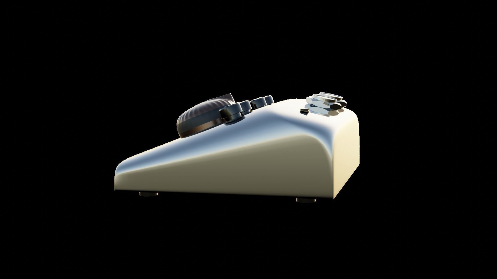 Studio sound card 3D model_1