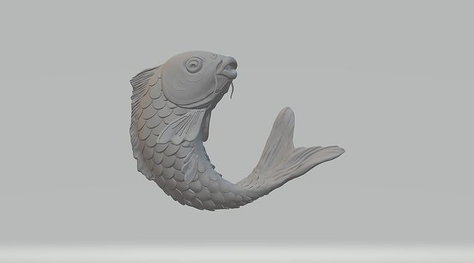 Flourishing Fish 3D Model 3D print model