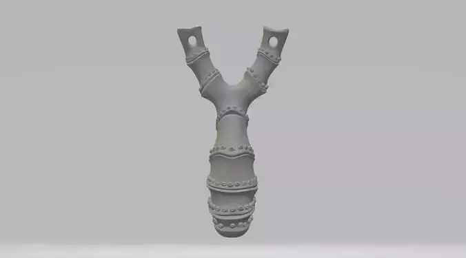Bamboo Slingshot 3D Model 3D print model
