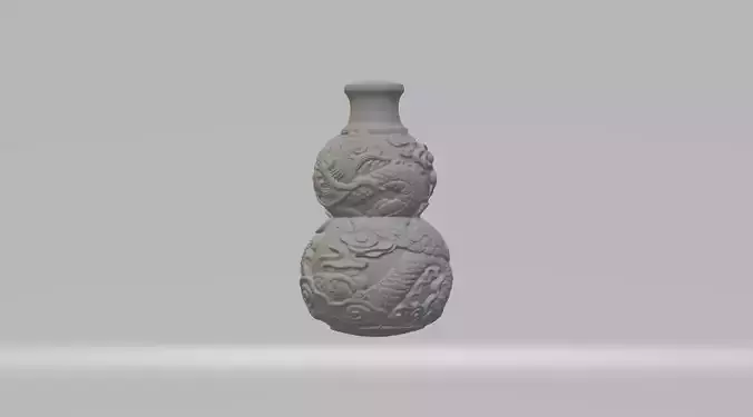 Dragon Gourd 3D Model 3D print model