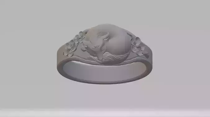 Fox Ring 3D Model