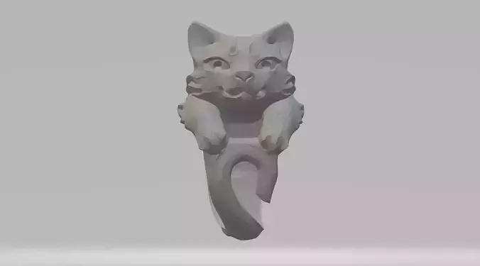 Cat Ring 3D Model