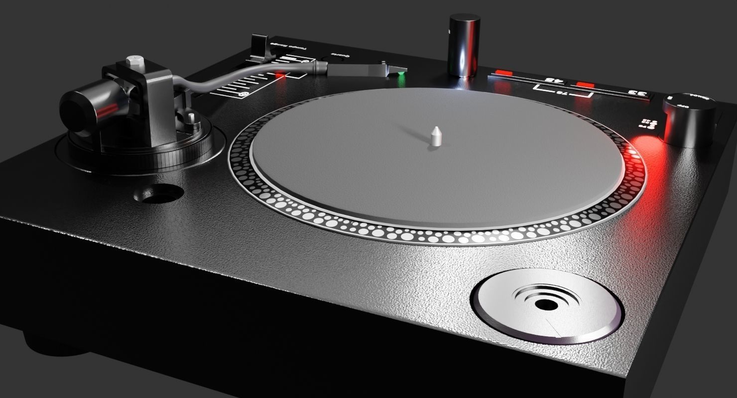 Fully Automatic Stereo Turntable System Black by Audio-Technica 3D model_6