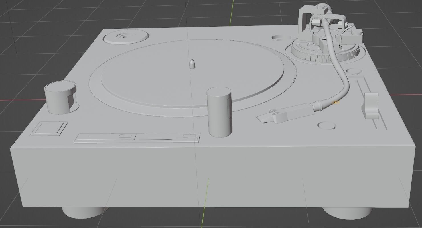 Fully Automatic Stereo Turntable System Black by Audio-Technica 3D model_13