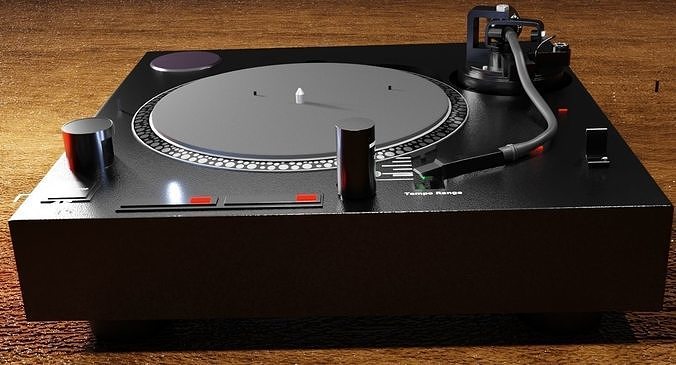 Fully Automatic Stereo Turntable System Black by Audio-Technica 3D model