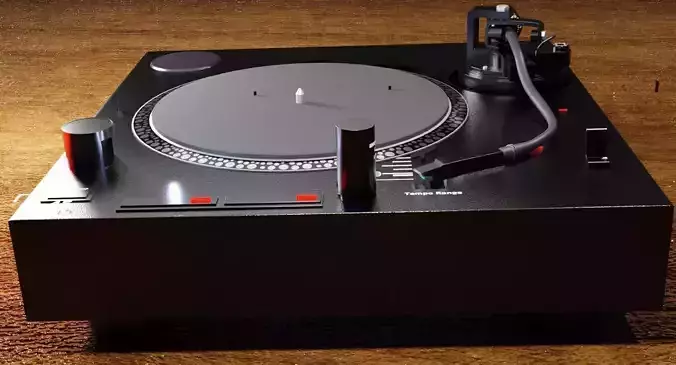 Fully Automatic Stereo Turntable System Black by Audio-Technica 3D model
