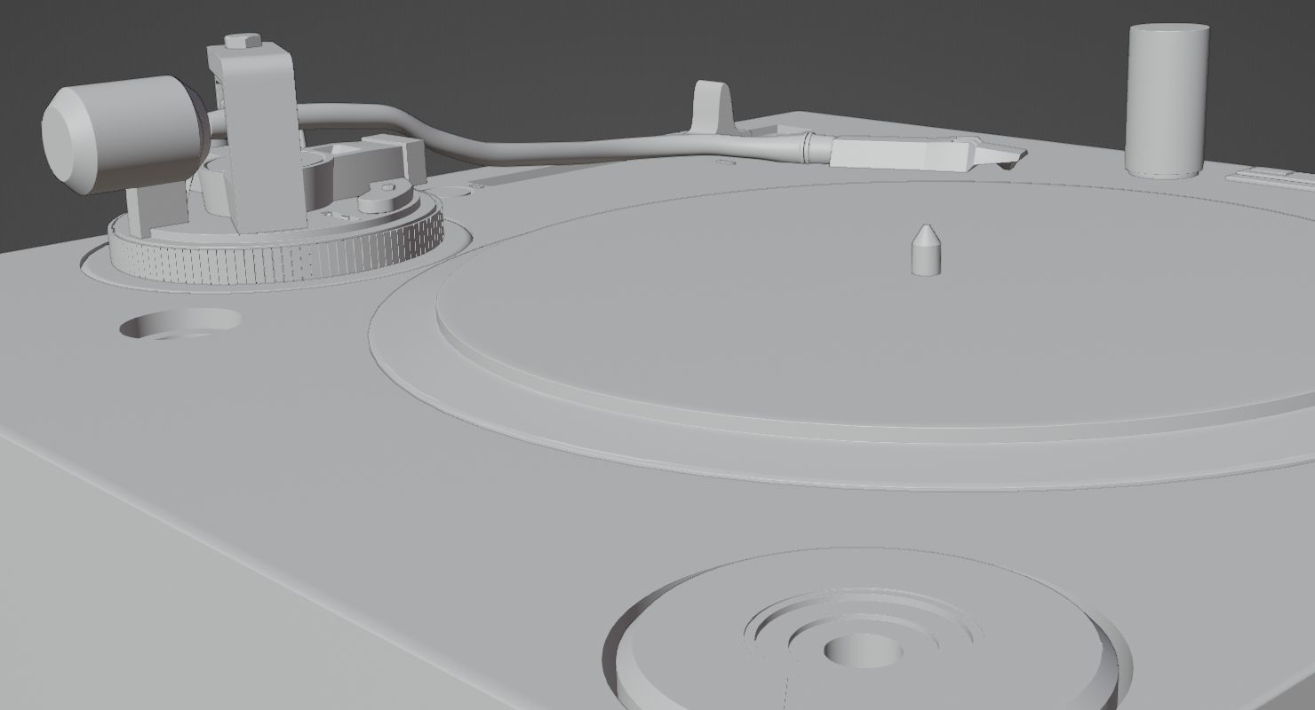 Fully Automatic Stereo Turntable System Black by Audio-Technica 3D model_15