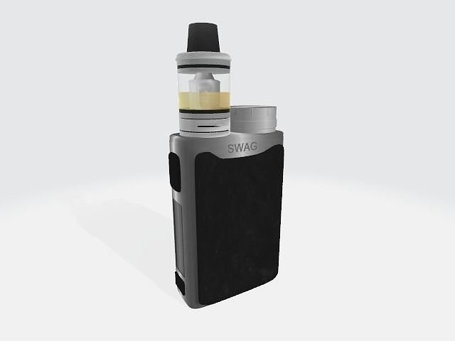 smokingVape vape kit Free low-poly 3D model