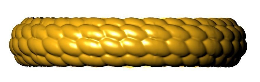 Snake Skin ring  3D print model_7