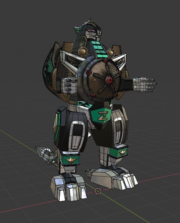 Dragonzord - Power Ranger 3D model_3