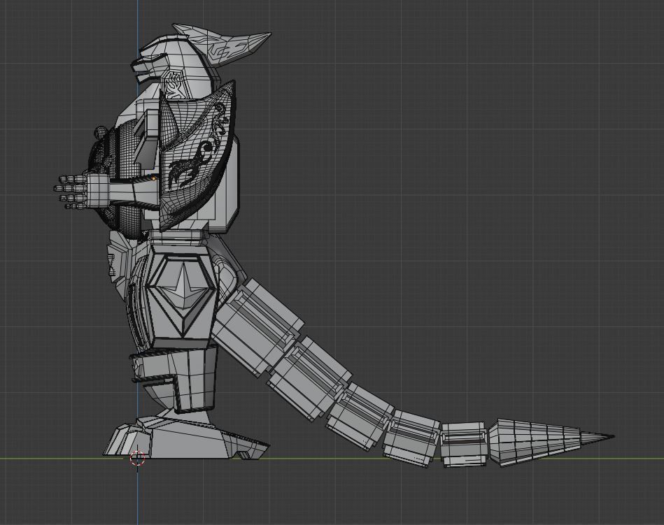 Dragonzord - Power Ranger 3D model_7