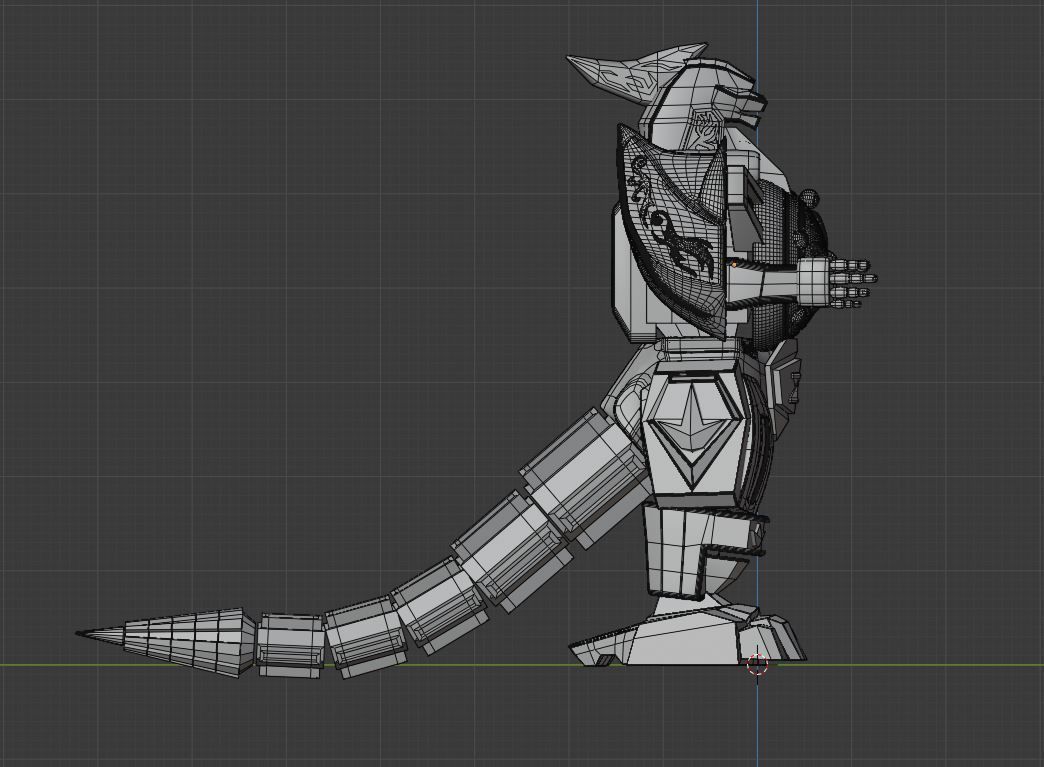 Dragonzord - Power Ranger 3D model_9