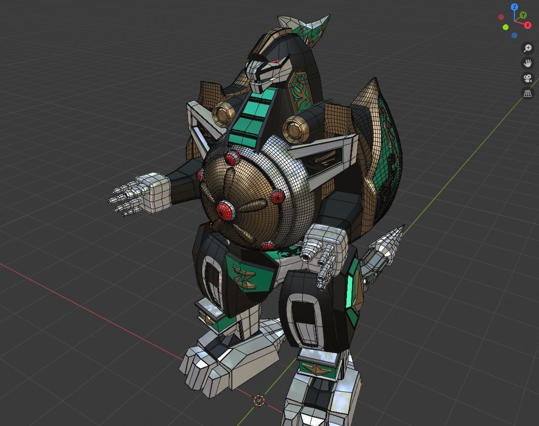 Dragonzord - Power Ranger 3D model_4