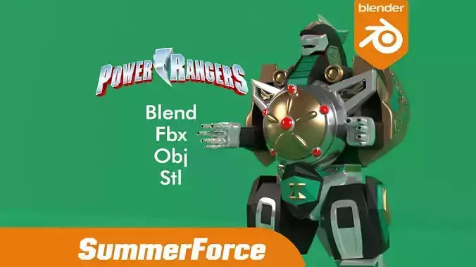 Dragonzord - Power Ranger 3D model