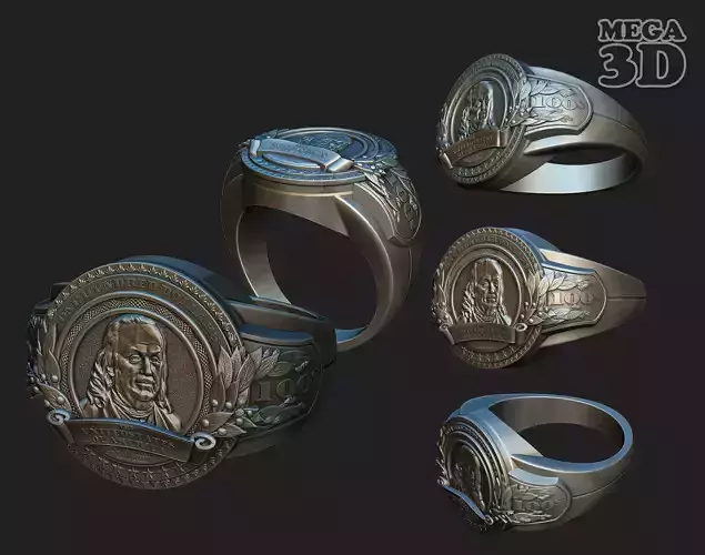 Dollar Ring 220915 3D print model