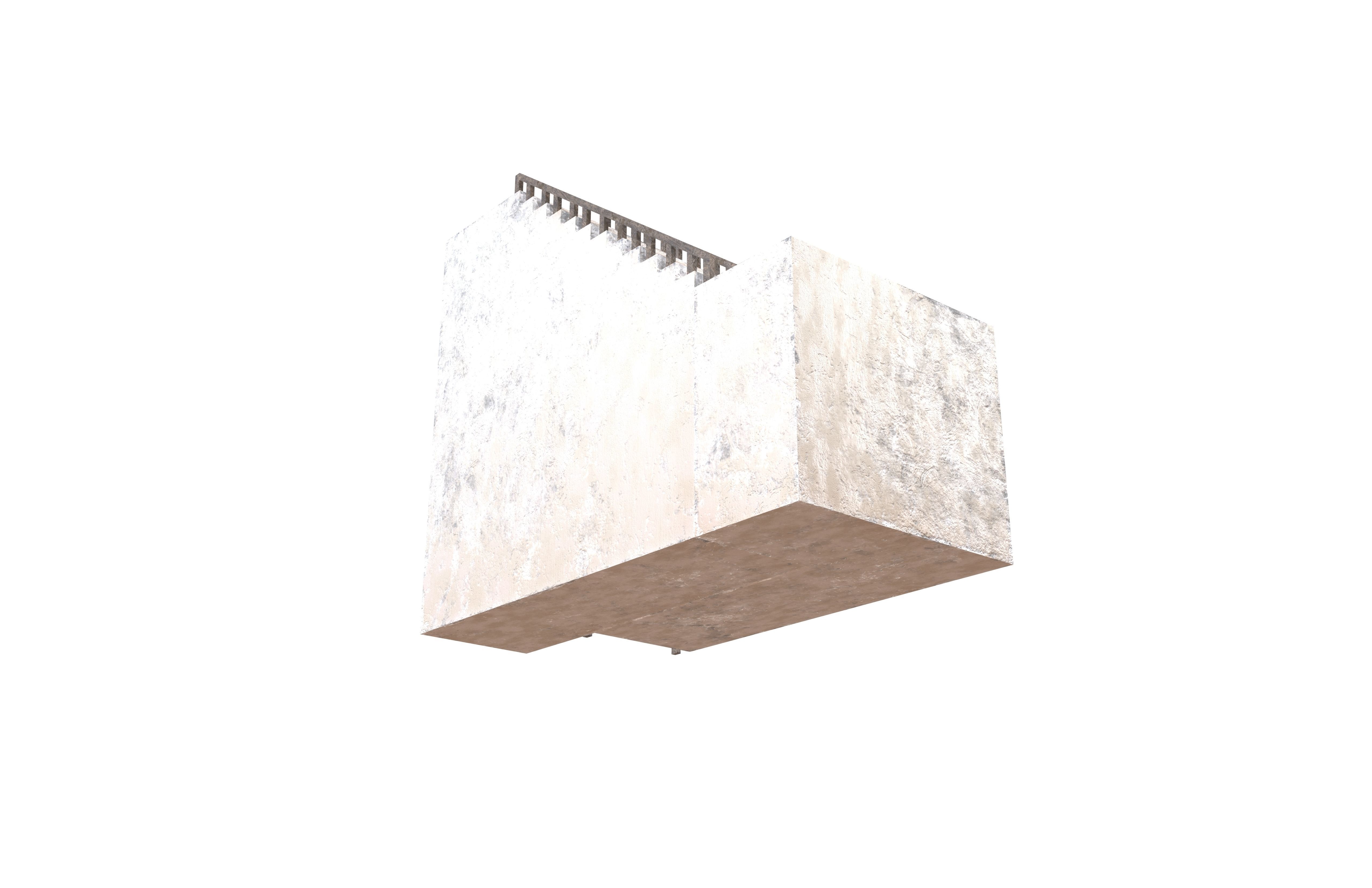 Stairs V1 002 Low-poly 3D model_3