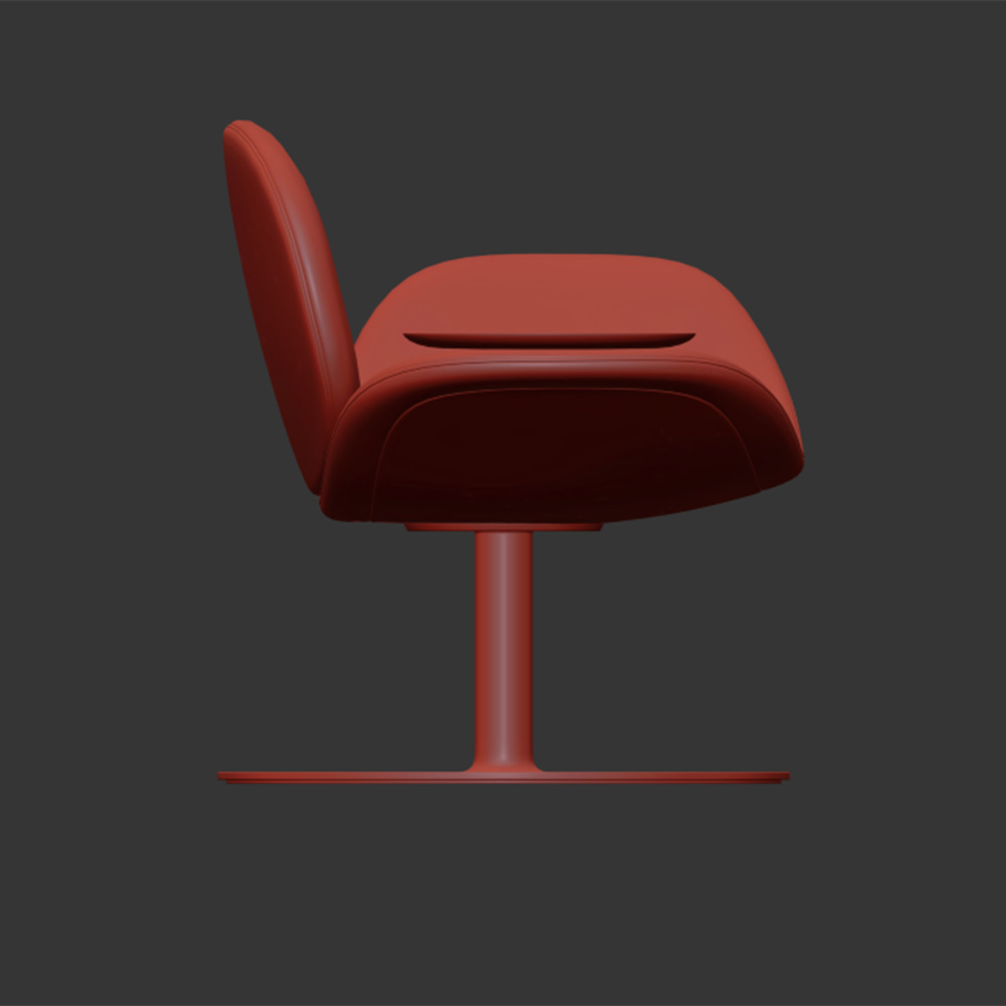 Diove armchair by natuzzi 3D model_6