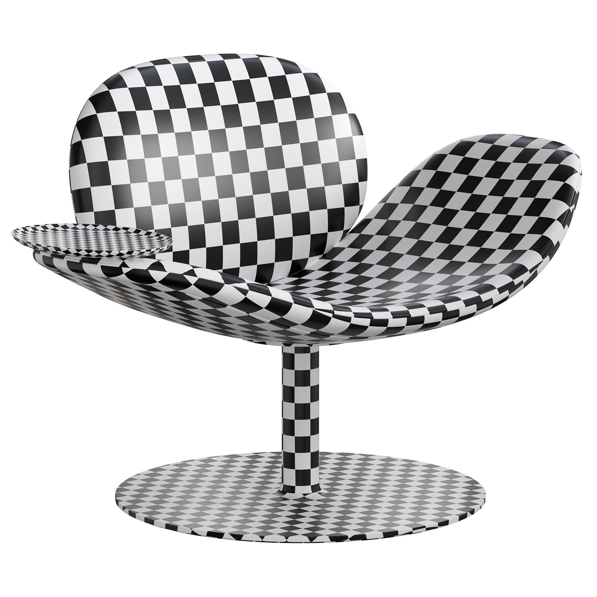 Diove armchair by natuzzi 3D model_4