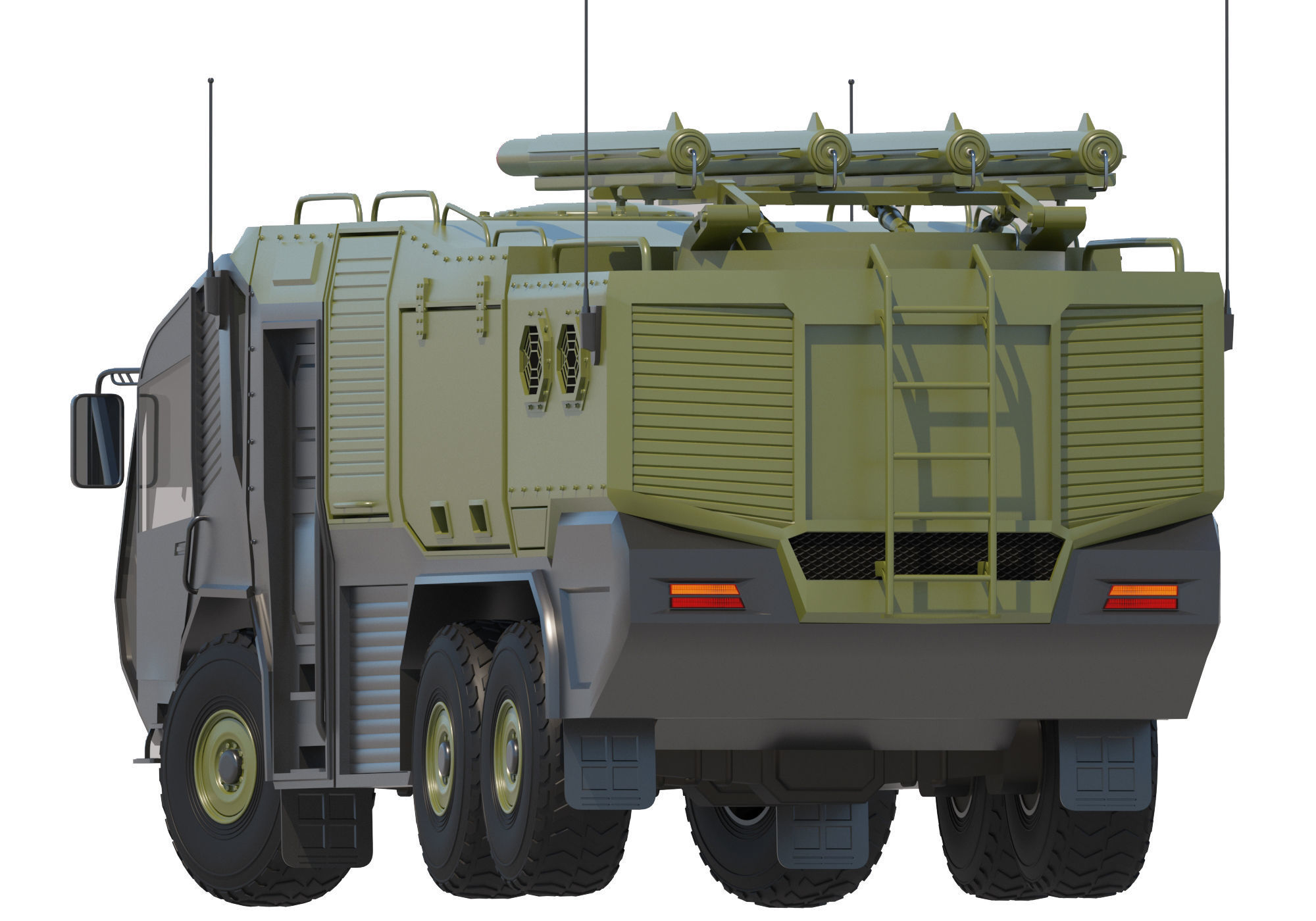 Army vehicle 3D model_2
