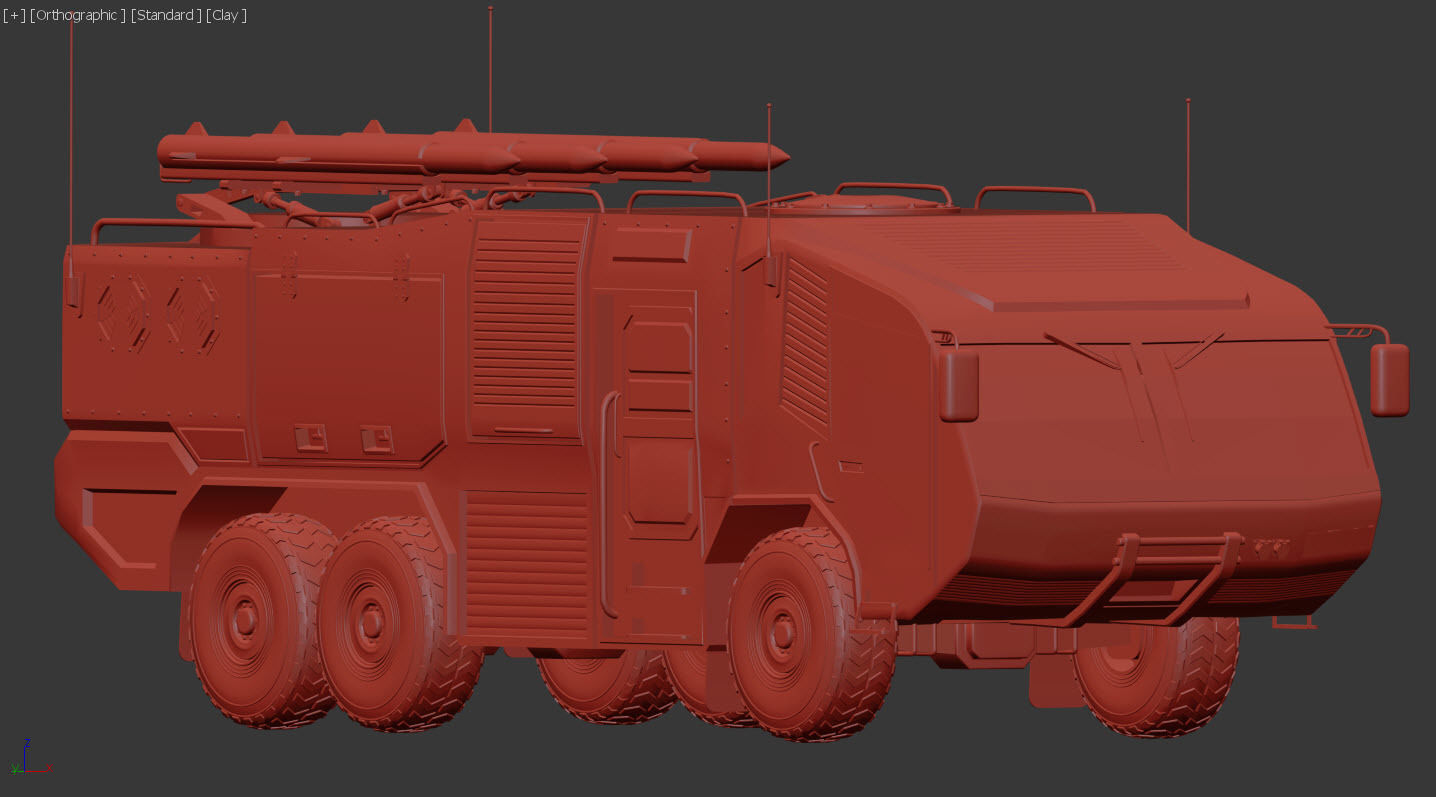 Army vehicle 3D model_6