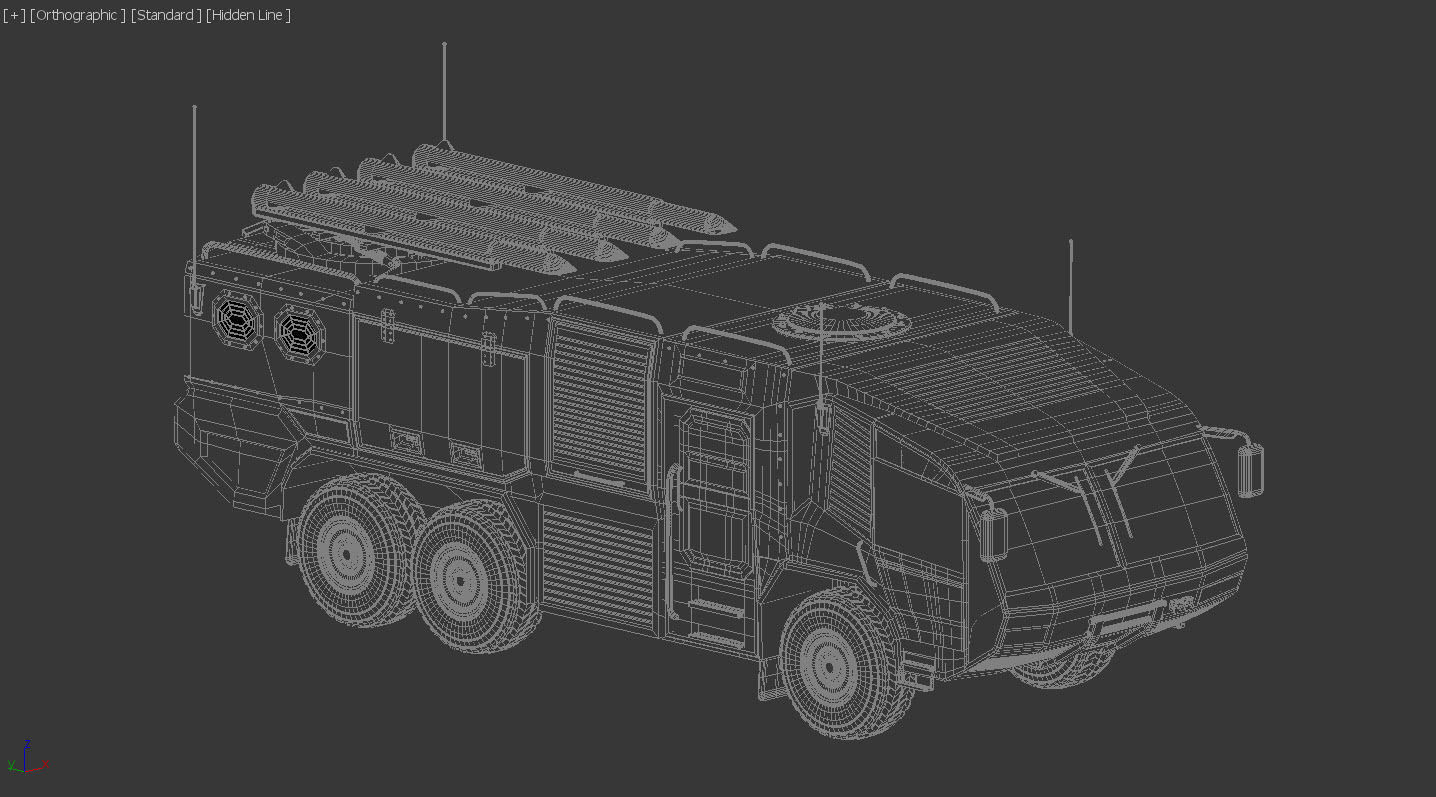 Army vehicle 3D model_11
