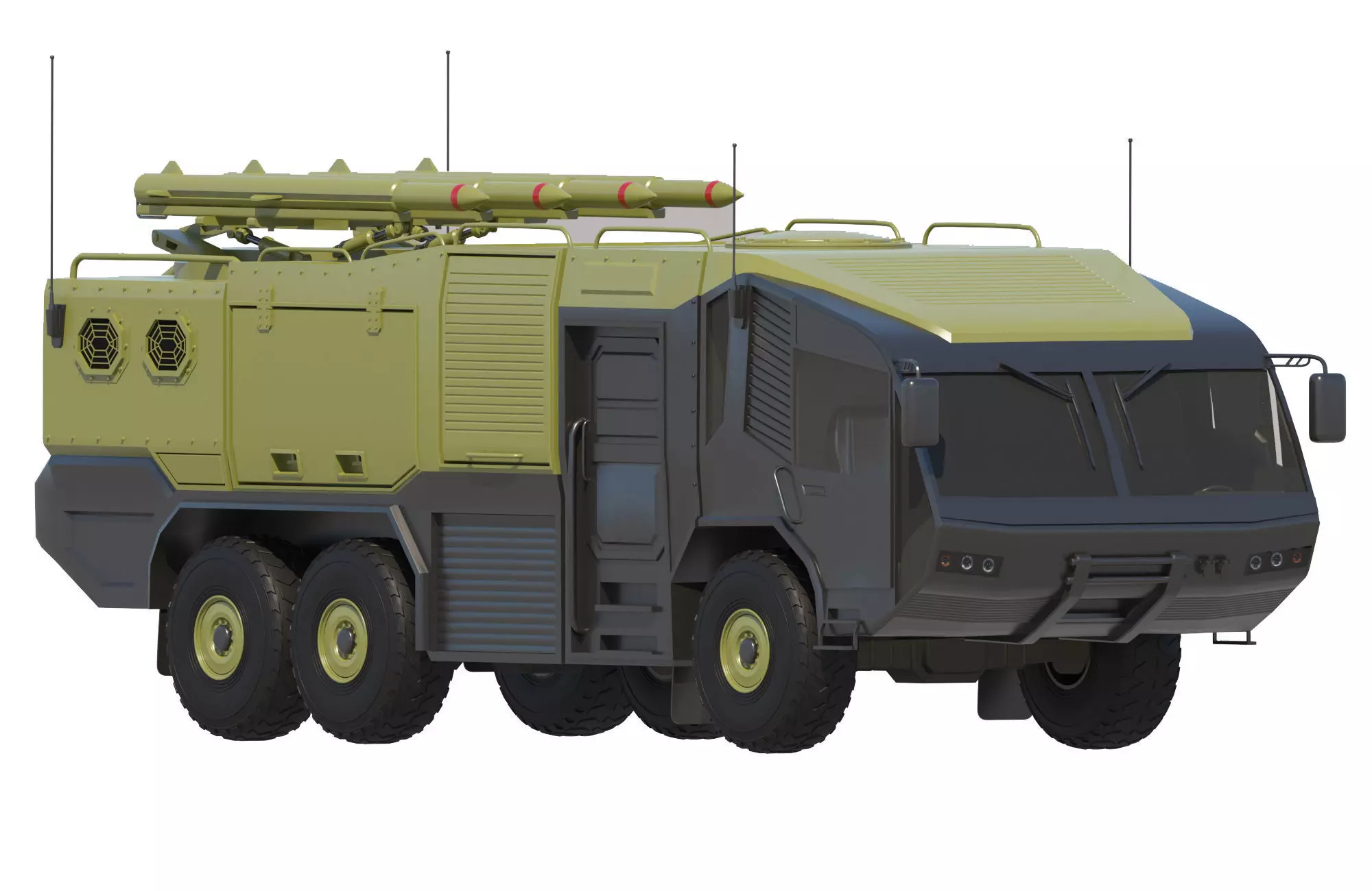 Army vehicle 3D model_0