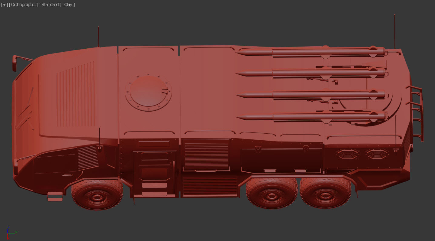 Army vehicle 3D model_7